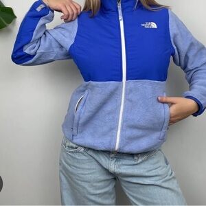 The North Face Kids Blue and Light Blue Jacket